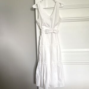 Ann Taylor V-neck Tiered Dress